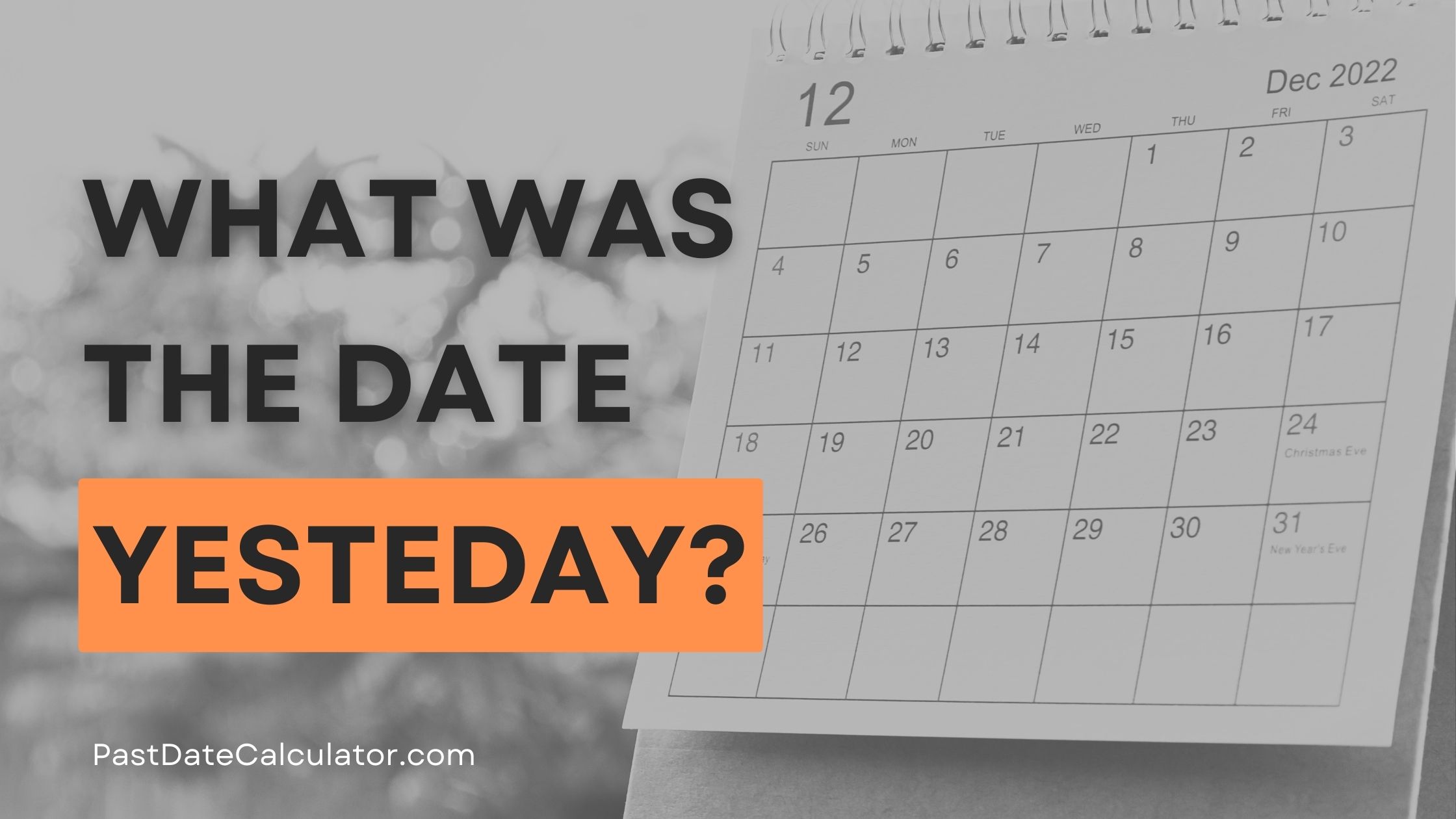 what was the date yesterday?